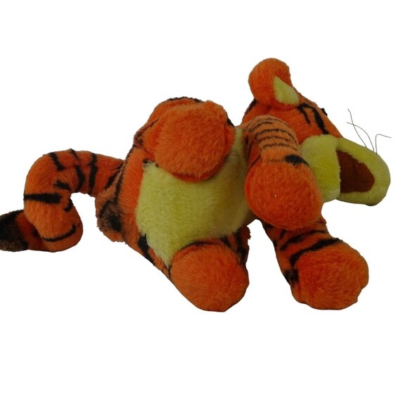 Vintage Tigger Winnie the Pooh Plush Stuffed Toy Curly Tail Orange 11 inch - Picture 7 of 8